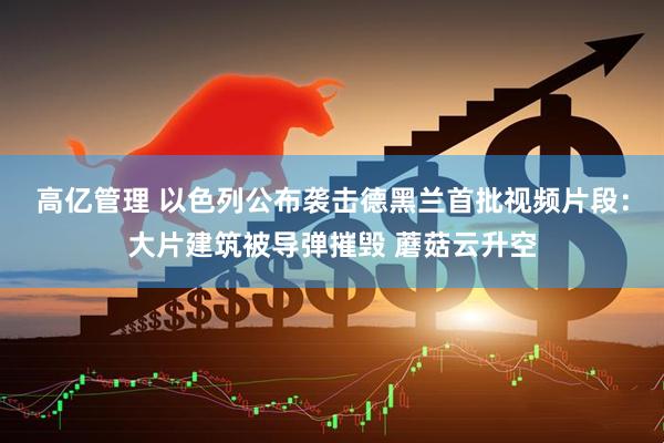 高亿管理 以色列公布袭击德黑兰首批视频片段：大片建筑被导弹摧毁 蘑菇云升空