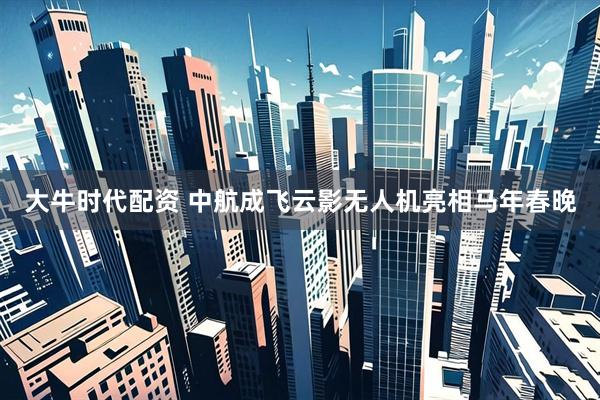 大牛时代配资 中航成飞云影无人机亮相马年春晚