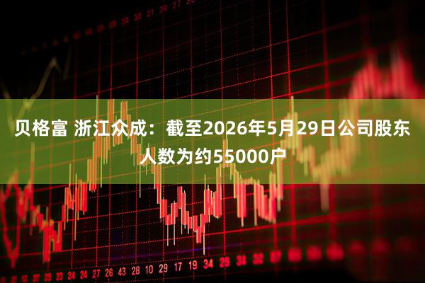 贝格富 浙江众成：截至2026年5月29日公司股东人数为约55000户